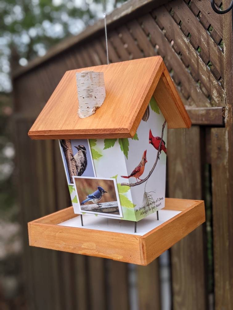Memorial (Personalized) Bird Feeder/Birdhouse