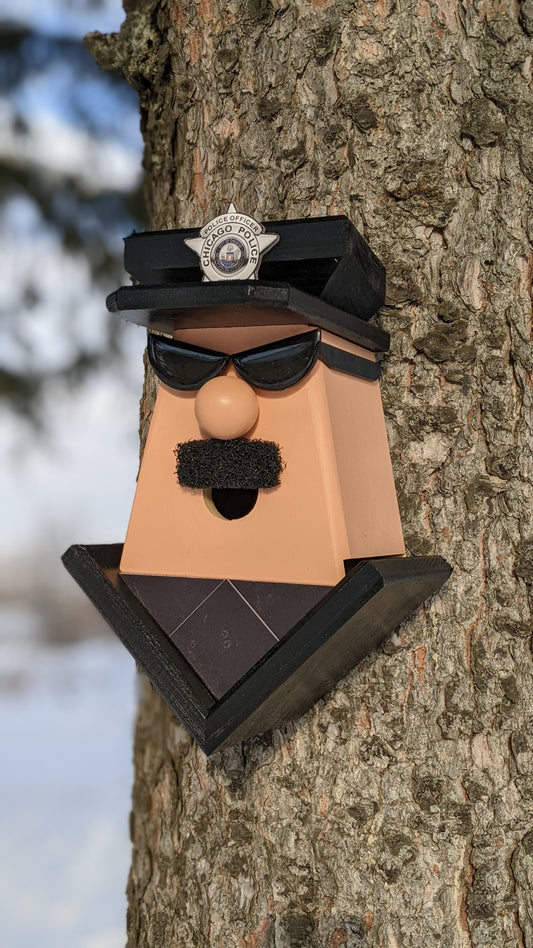Chicago Police Officer Birdhouse