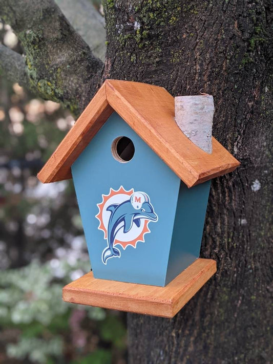 Miami Dolphins Birdhouse/Feeder Sports