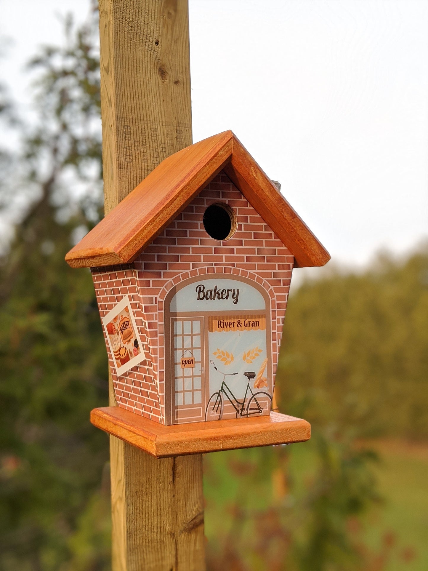 Little Bakery Birdhouse/Feeder
