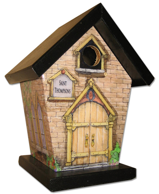 Personalized Church Birdhouse