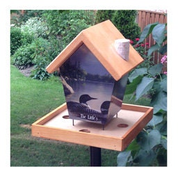 Personalized Loons Bird Feeder/Birdhouse