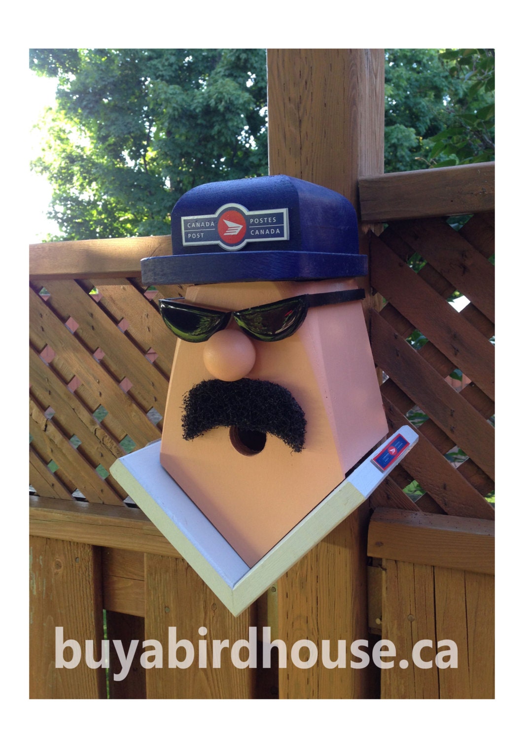 Canada Post " Mailman with Moustache" Birdhouse