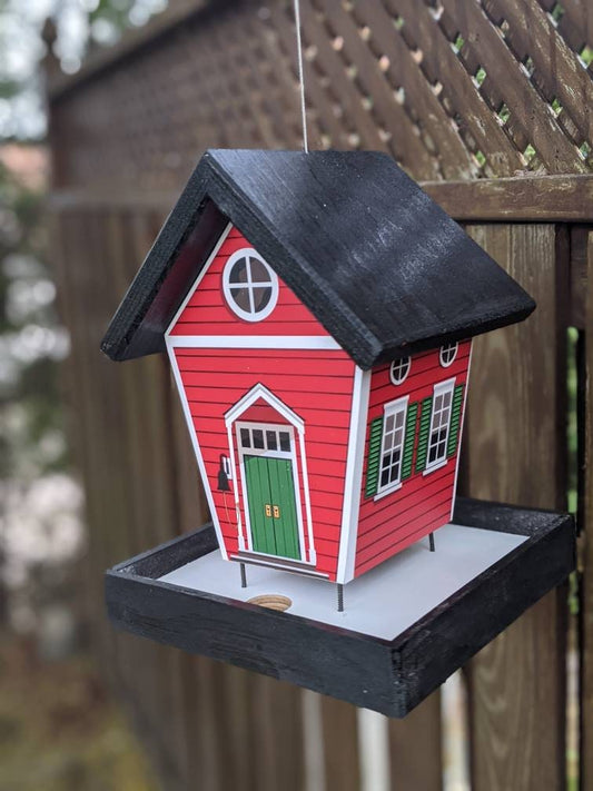 School House Bird Feeder