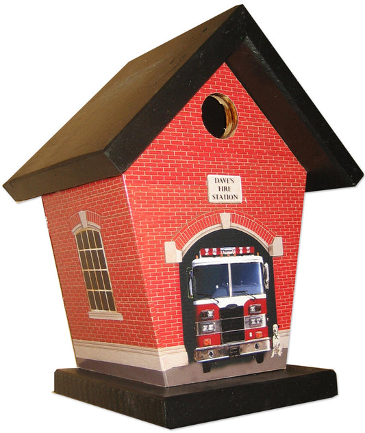 Fire Station Birdhouse