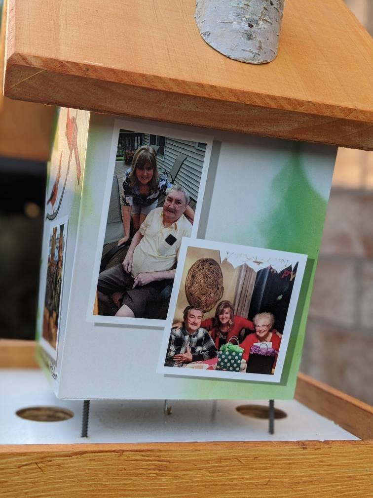 Personalized Cardinal Bird Feeder ( 5 Images)