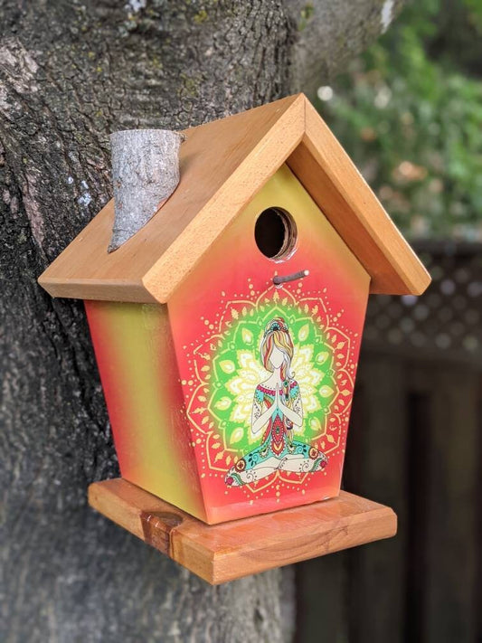 Yoga Birdhouse/Feeder