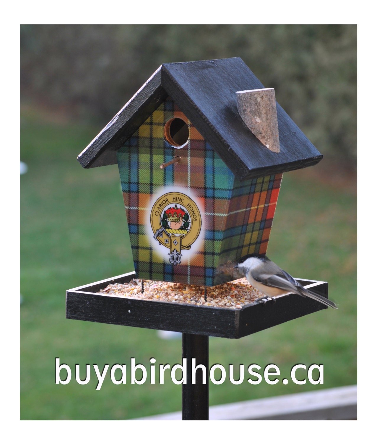 Buchanan Clan & Tartan Bird Feeder