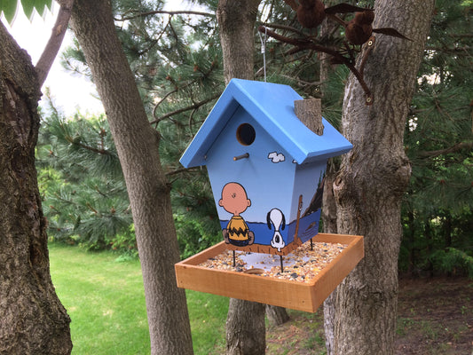 Charile Brown Bird Feeder