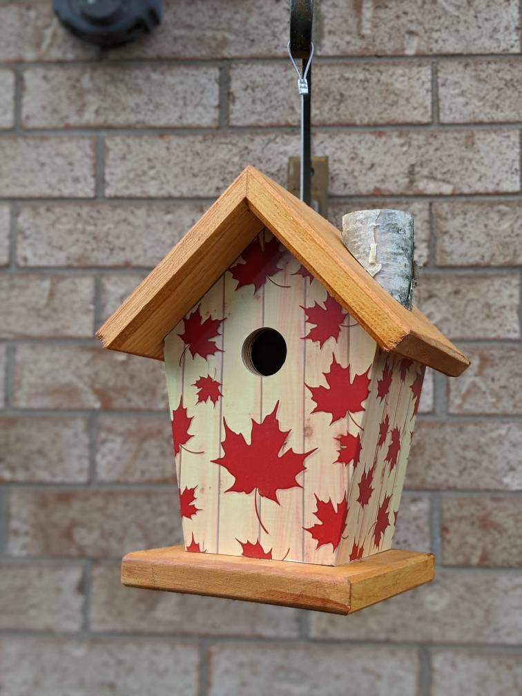 Rustic Canada Birdhouse/Feeder