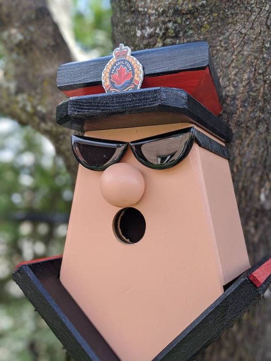 Hamilton Police Officer Birdhouse