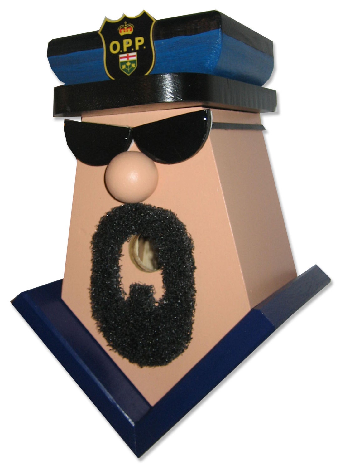 Ontario Provincial Police with Goatee Birdhouse