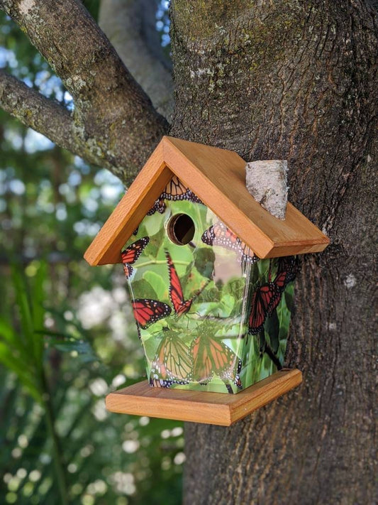 Monarch Butterfly Birdhouse