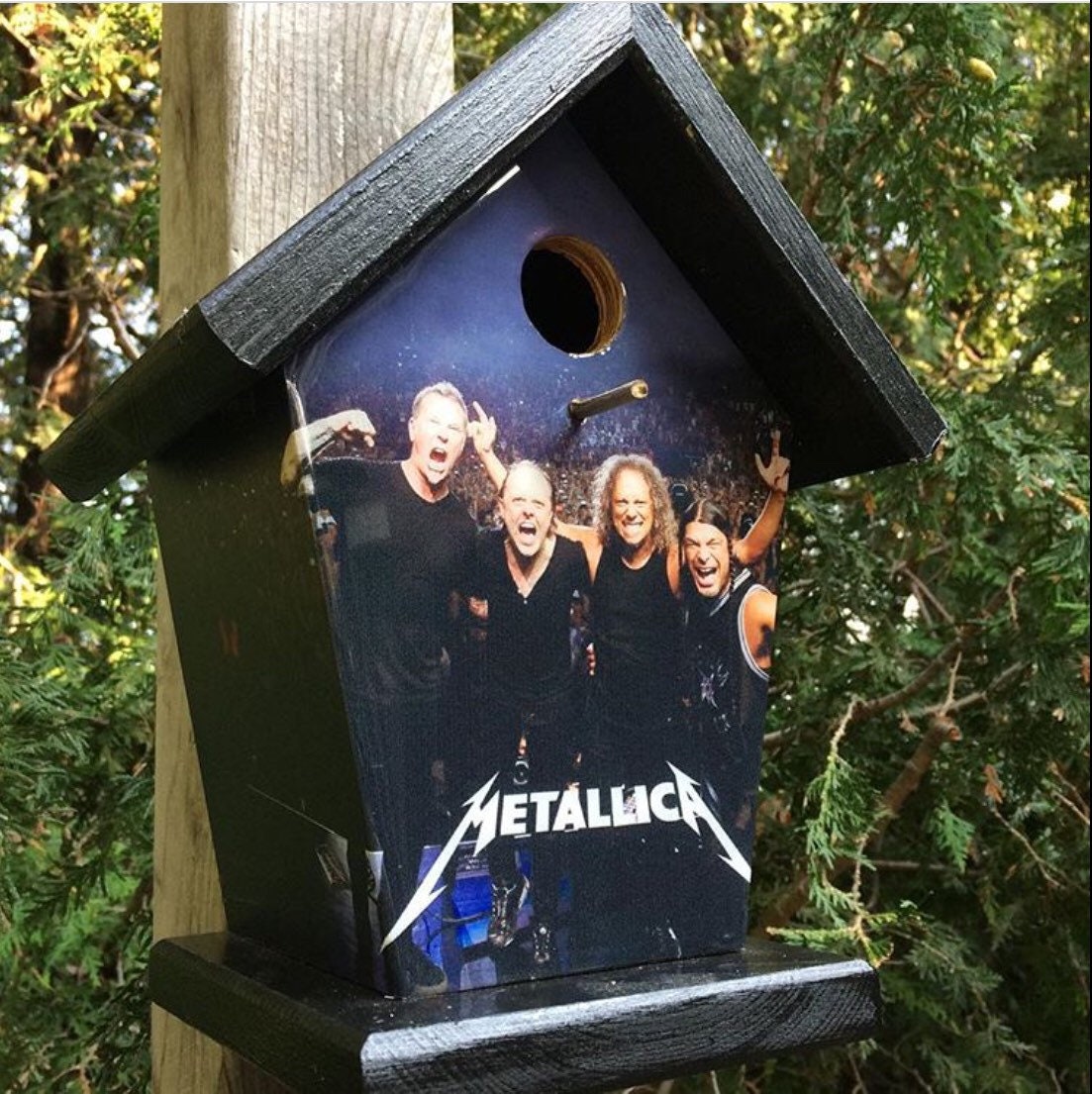 Metallica Birdhouse/Feeder