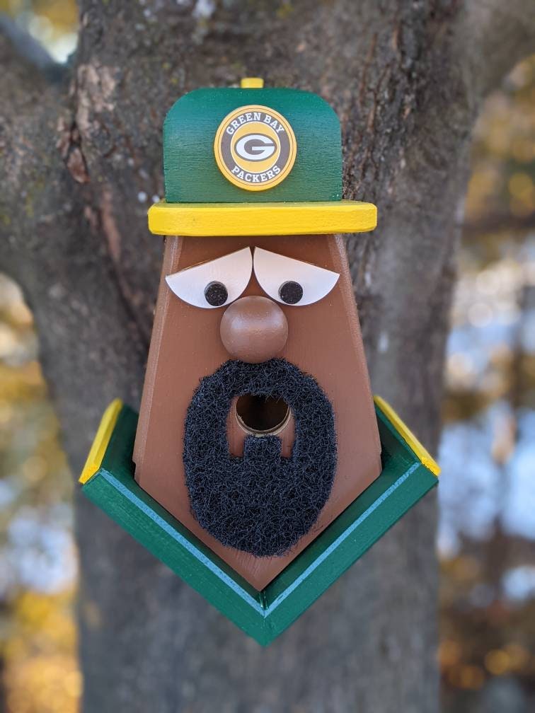 Green Bay Packers Player Birdhouse