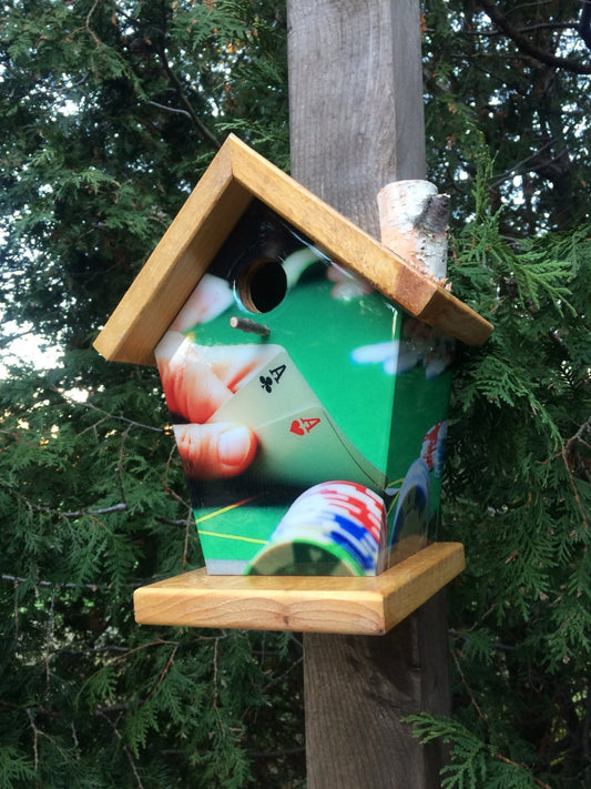 Poker Game Birdhouse