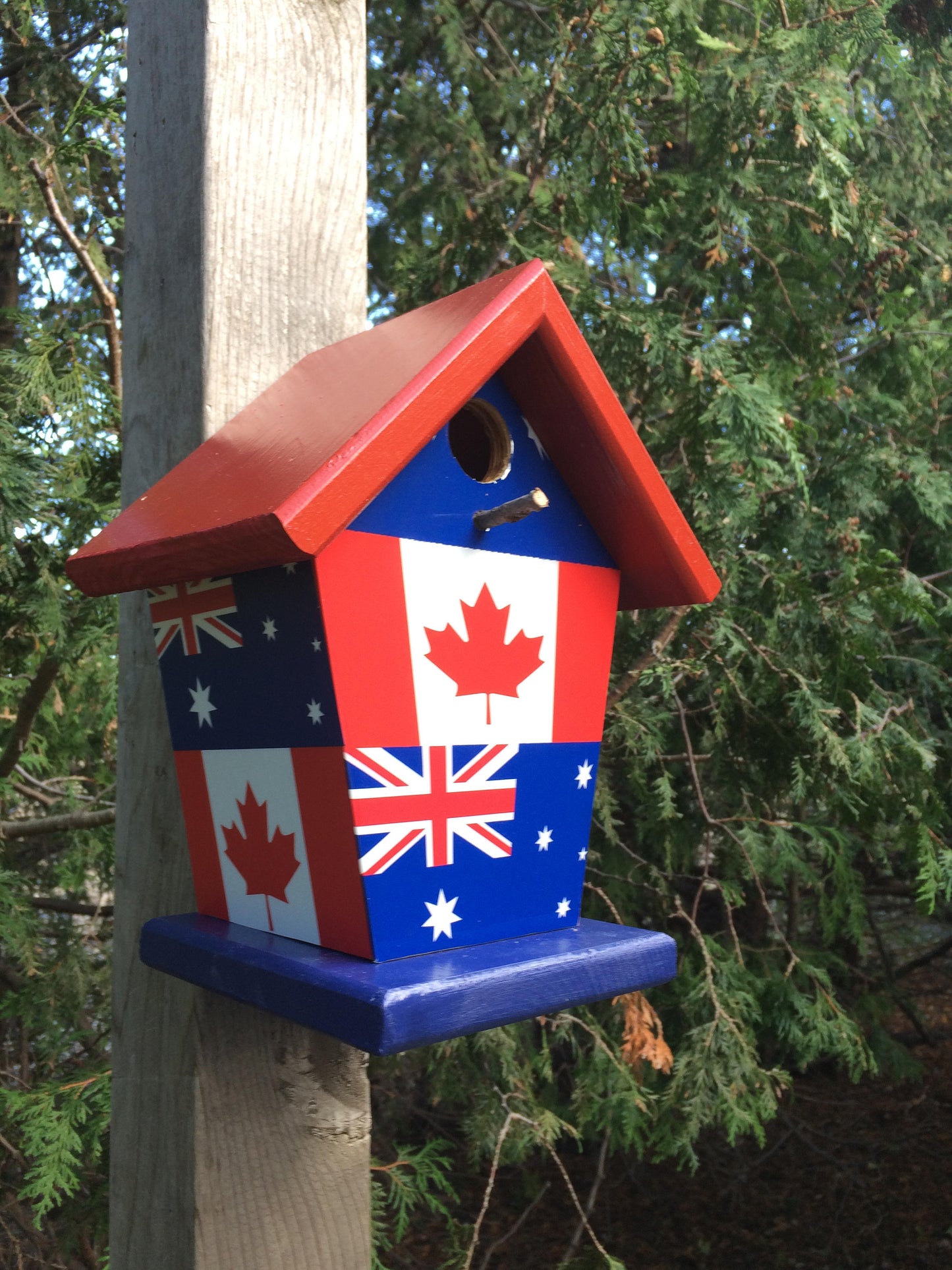 Canada & Australia Birdhouse/Feeder