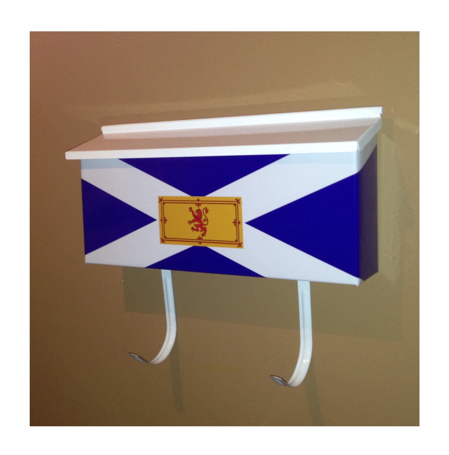 Scotland Horizontal Flag Mailbox