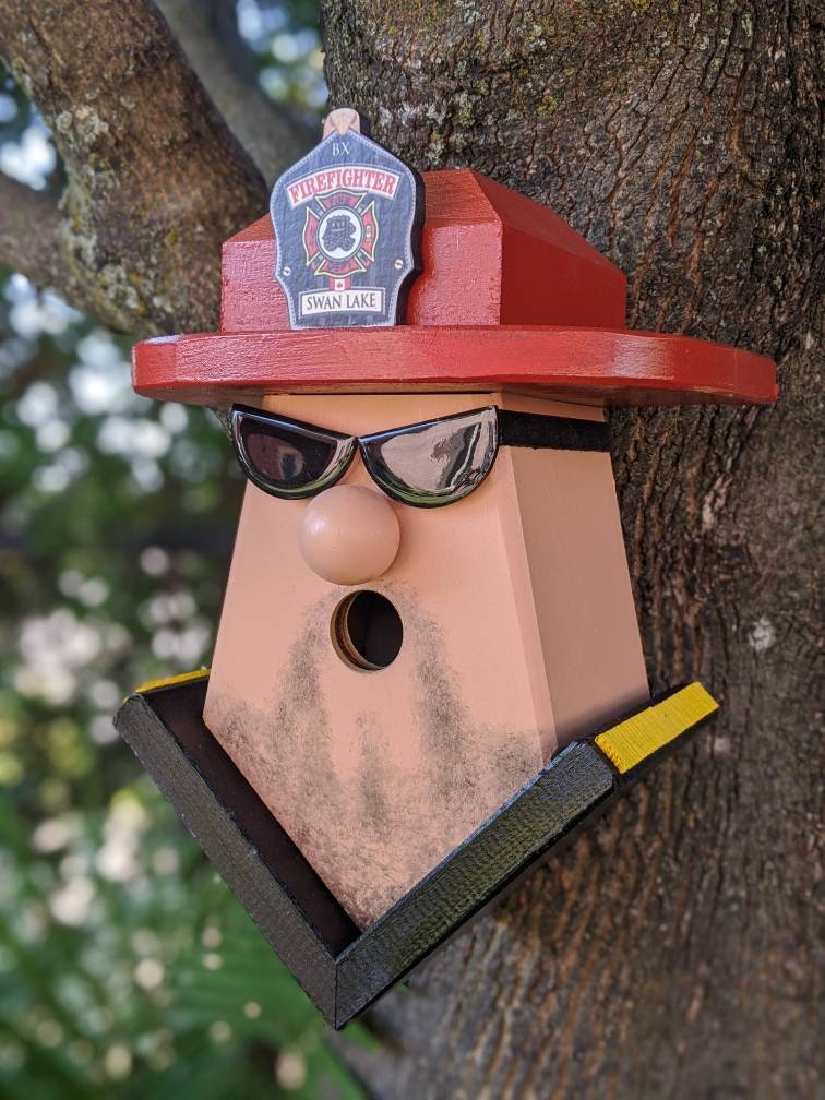 Firefighter Personalized Birdhouse