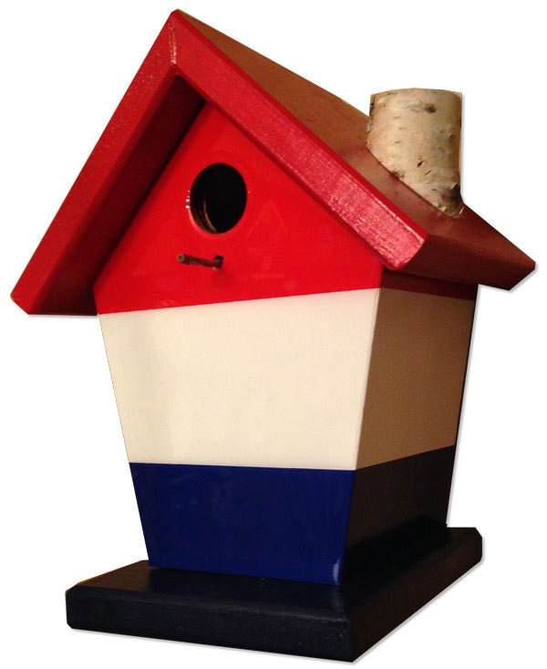 Holland Flag Birdhouse/Feeder