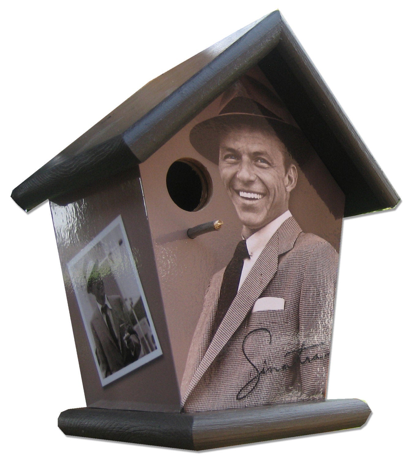 Frank Sinatra Birdhouse/Feeder