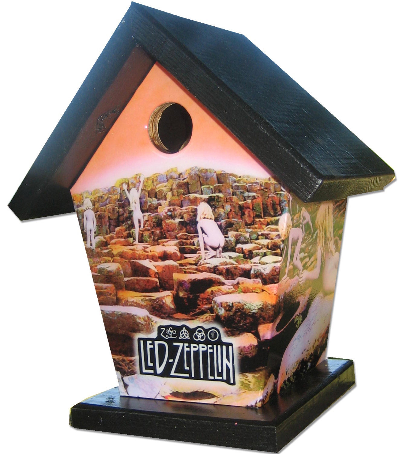 Led Zeppelin Houses of Holy Birdhouse/Feeder