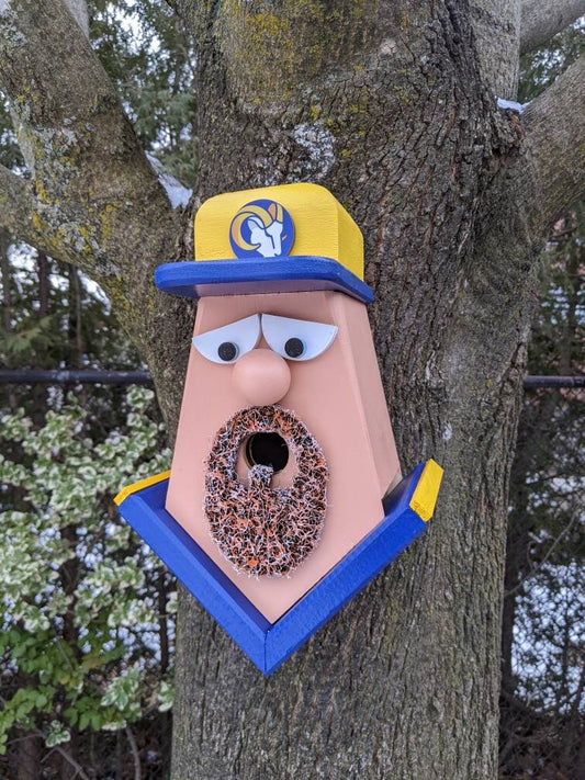 Los Angeles Rams Player Birdhouse