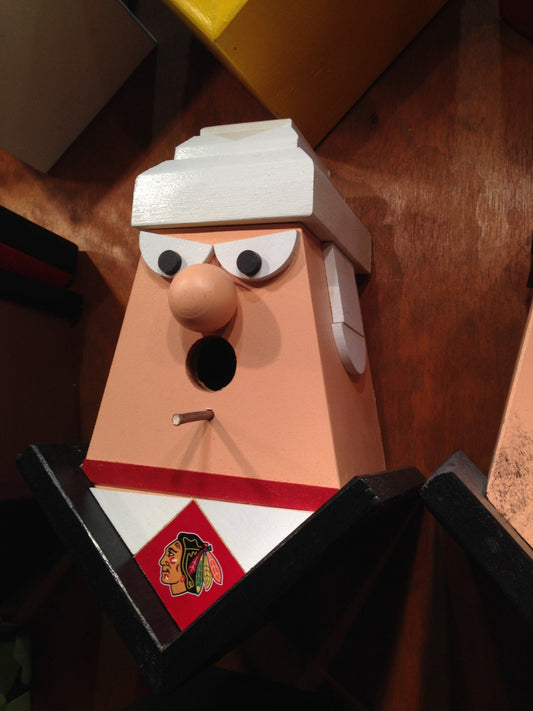 Hockey Player Birdhouse