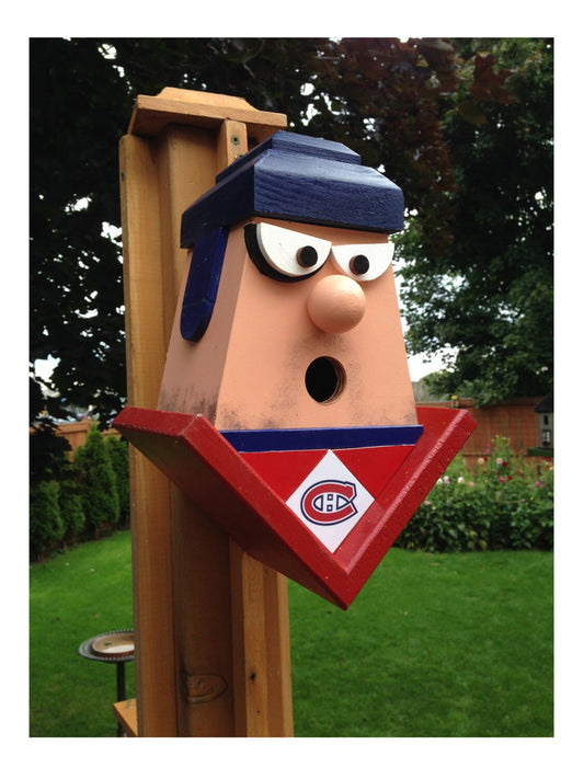 Montreal Canadiens Hockey Player Birdhouse