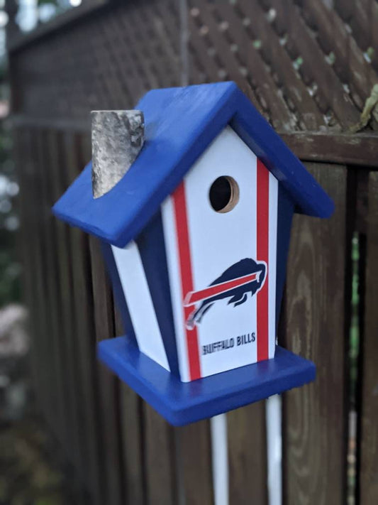 Buffalo Bills (Blue Roof) Birdhouse