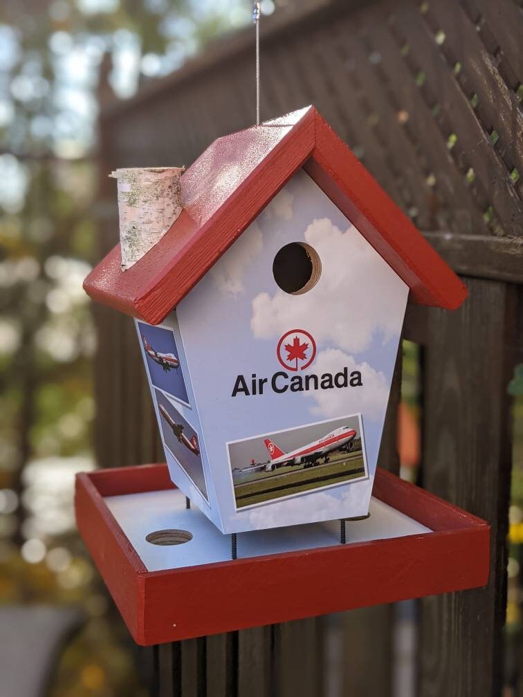 Air Canada Feeder/ Birdhouse